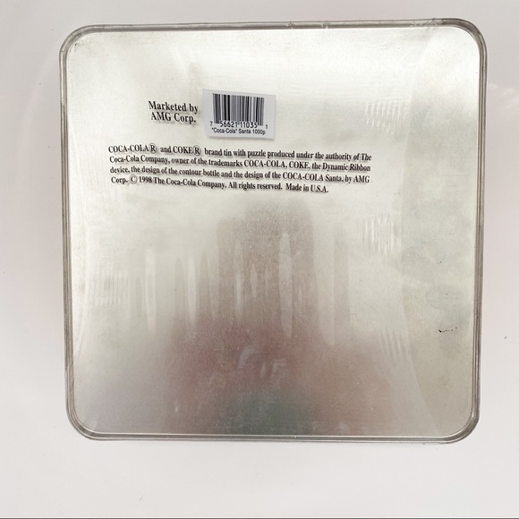 COCA-COLA Vintage 1998 AMG Santa Puzzle - Picture 4 of 5